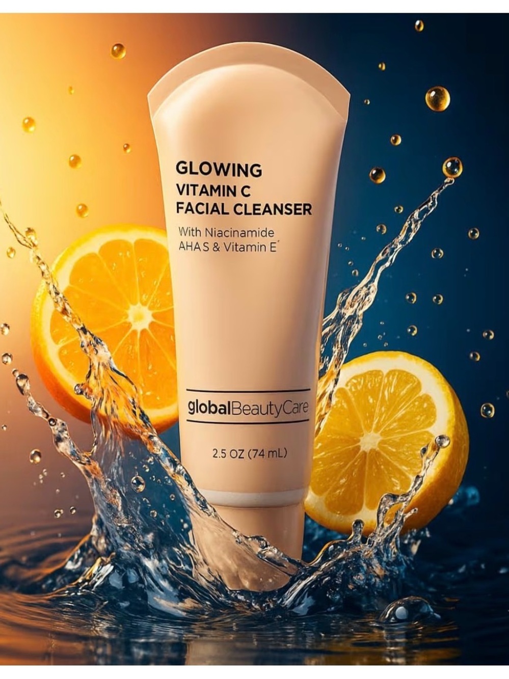 globalBeautyCare Glowing Vitamin C Facial Cleanser - Cream